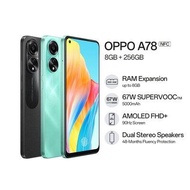 Oppo A78 4G NFC Ram 8/256 GB Garansi Resmi