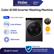 [WiFi] Haier 11kg Front Load Colour AI DD Inverter Washing Machine / Colour AI Panel / 525mm XL Drum