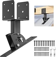 Pergola Roof Rise Bracket-Kit - Upgrade Adjustable Angle Mount Pergola Beam Brackets Support for 4x4