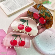 NG1ZX Hair Claw Clips, Acetate Material Gradient Color Crab Hair Clip, Cute Rhinestone Decor Sweet D