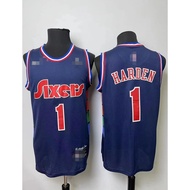 Philadelphia 76ers 1 James Harden 75th City Navy Jersey