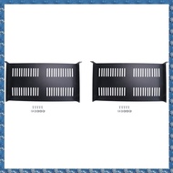 (CSID) 2X 1U Server Rack Mount Shelf Vented Cantilever Tray for 19Inch Network Equipment Rack & Cabi