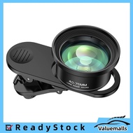 Valuemalls 10X Universal Smartphone Macro Lens 4K Ultra High Definition Phone Camera with Clip Compa