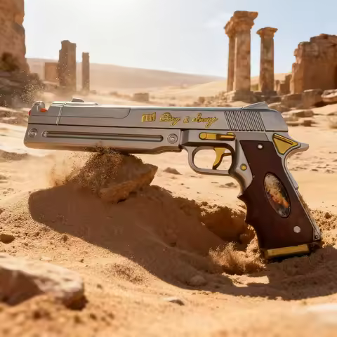 DMC Dante Gun Ebony Ivory White Revolver Devil May Cry Amurai Sabre PU Japanese Katana Sword Home De