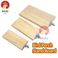 Bird wood perch stand Hanging parrot stand perch platform for lovebird cockatiel Bird accessories