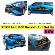 2023 Axia D68 Bodykit skirt lips full Set pu