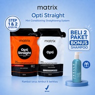 Matrix Mini Opti Straight 125ml x 2 Matrix Smoothing Matrix Hair Straightening Medicine