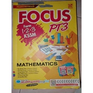 [Pre-loved Pelangi] Focus PT3 Mathematics Form 123 (NP:RM31.95)