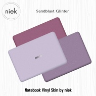 ♗[PO] NEW SANDBLAST GLITTER  Sticker - ASUS/ ACER/ HP/ DELL/ LENOVO/ THINKPAD/MacBook Plain Laptop Skin