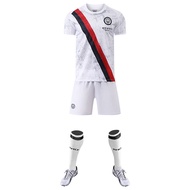 2526 Manchester City De Bruyne Haaland jersey away football kit mens away training kit