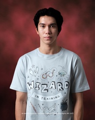 Thesilversky Wizard T-shirt Official Harry Potter | kaos Cloud Blue