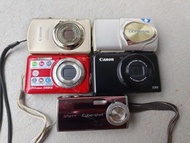 Canon ixus 870is s90 Olympus umini 400 Sony dsc-L1 GE J1458w digital camera ccd 數碼相機 vintage classic