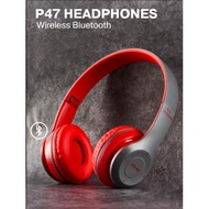 P47 Wireless Bluetooth Headphones P47 Fon Kepala Bluetooth Tanpa Wayar
