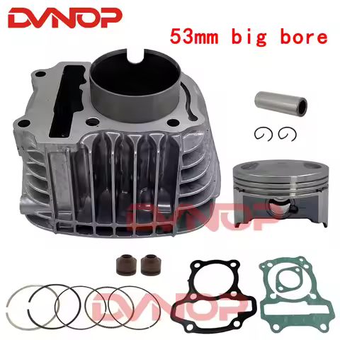 53mm big bore Motorcycle Cylinder Piston Kit for Honda SDH110-23-25 K2N K1M Wave110 2019