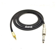 kabel audio 2mtr + jack 3.5mm stereo to akai male