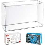 Acrylic Display Box Compatible with Mega Charizard X ex Ultra-Premium Series UPC&151 UPC, 8+5mm Thic