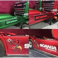 [1 PAIR] Sticker Scania 770s Huina Rc Truck 1/18