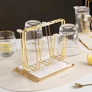 BIG SALE  Galu Hanging Glass Holder, Minimalist Stainless Steel Cup Rack, Cup Rack