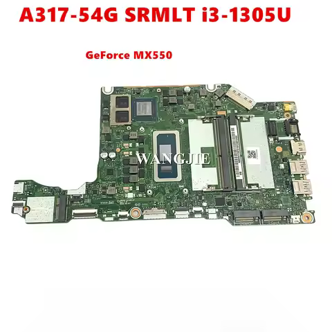 For Acer Aspire A317-54G HH5A4 LA-M211P Laptop Motherboard NBK6W11001 SRMLT i3-1305U GN18-S5-A1 GPU 
