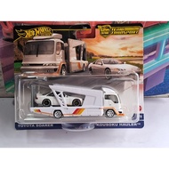 HOT WHEELS PREMIUM TOYOTA SOARER & KOUSOKU HAULER TEAM TRANSPORT