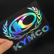 Reflective Rainbow Car Styling Vinyl Bumper MOTO GP Laptop DIY Bike Sticker for KYMCO AK550 AK 550 Absorb