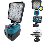 18v Led Lamp Work Light Flashlight For Makita Bl1830 Bl1850 Outdoor Lighting Work Lamp Camping Y1v0