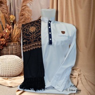 SORBAN AR - RIDA PANJANG SERBAN YAMANI BATIK SORBAN PUTIH MOTIF EXCLUSIVE SORBAN SERBAN SANTRI PRIA