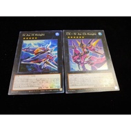 游戏王 YuGiOh LOCR-KP062 CXYZ N.As.Ch Knight & LOCR-JP064 N.As.H. Knight Set (SR)