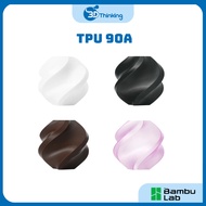 FDM Bambu Lab TPU 90A 3D Printing Plastic (Soft, Force Absorbent)
