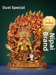 OSITE | Chinese Style Horse Head Mahakala Statue 7 inches