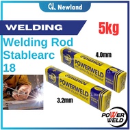 Powerweld Welding Rod Stablearc 18 / Ubat Welding Electrode E7018 (3.2mm, 4.0mm) 5kg