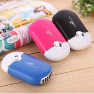 Mini Pocket Air Conditioning ~ Nail Eyelashes Dryer USB Rechargeable Leaf Small Fan