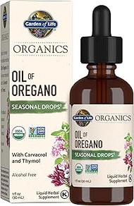 Garden of Life mykind Organics Oil of Oregano Seasonal Drops 1 fl oz (30 mL) Liquid, Concentrated Pl