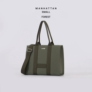 ABDSTORE | NEW Manhattan Tote Bag - Small กระเป๋าผ้าแคนวาส ตั้งเป็นทรง ใส่คอม ใส่แลปท็อป สกรีนชื่อได