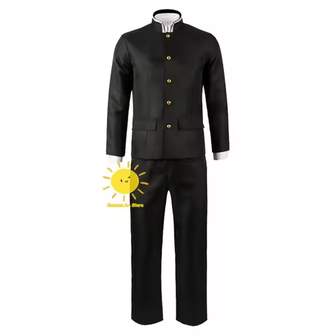 ♥2026 New Halloween Costume Cosplay Anime Chainsaw Man s Yoshida Hirofumi School Uniform Wig Party C