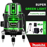 Ma 2 Line 5 Line Tahap Laser Hijau 360° Rotary Automatik Tahap Laser Line Boleh Laras