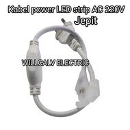 AC 220V LED strip power cable clamp model LED strip power cable/ AC 220V clamp model