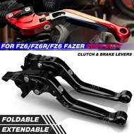 For YAMAHA FZ6/FZ6 FAZER/FZ6R 2004-2017 Clutch Lever Brake Lever Foldable Adjustable Handle Levers M