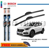 Bosch AEROTWIN Wiper Blade Set for HYUNDAI SANTA FE (DM) 2012-PRESENT (26 /14 )