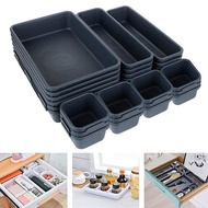 13/26PCs Drawer Organizers Separator for Home Office Desk Kitchen Divider Stationery Storage Box Wom