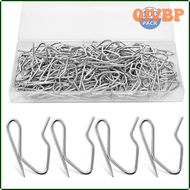 QIVBP 100Pcs Metal Curtain Hooks Drapery Pinch Pleat Hook Pins With Clear Box for Window Curtain Door Curtain and Shower Curtain VMZIP