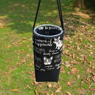 酷狗束口環保杯袋 飲料提袋 保溫瓶提袋 手作 帆布 方便