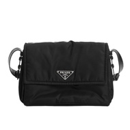 【二手】Prada 中加墊尼龍單肩包 1BD255