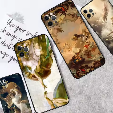 Renaissance Art Paint Phone Case For OPPO Reno 8T 15F 14F 13 12 11 10 Pro 7 8 Lite OPPO Find X8 X6 X