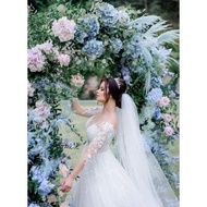 Paket Dekorasi Bunga Hydrangea Fresh / Lamaran / Wedding