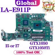 Papan Utama Laptop Untuk Acer Aspire A715-71g A515-51 C5mmh / C7mmh La-e911p Papan Utama I5 I7 Gtx10