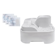 HAPPY TIME-Cat Water FountainPet Drinking Fountain for Multiple PetUltra Silent Cat Water Bowl for S