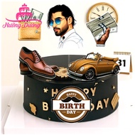 Gentleman XMan Happybirthday Cake Decoration Set Birthday Accessories