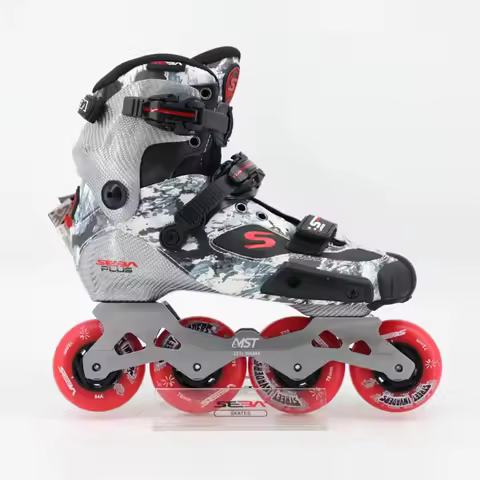 2022 Original Newest SEBA S Slide Camouflage IGOR Adult Inline Skates Carbon Fiber Shoes Slalom Slid