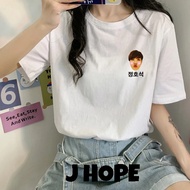 BTS FACE and name T-shirt BTS Tee/ BTS tshirt/ kpop t-shirt/ BTS/ merchandise